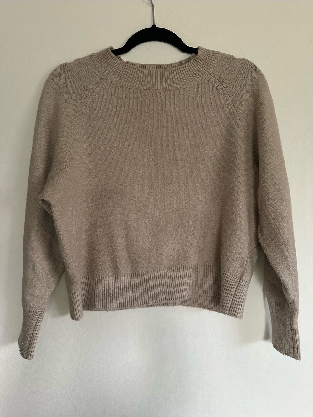 Free Assembly Women’s Neutral Taupe Crewneck Sweater